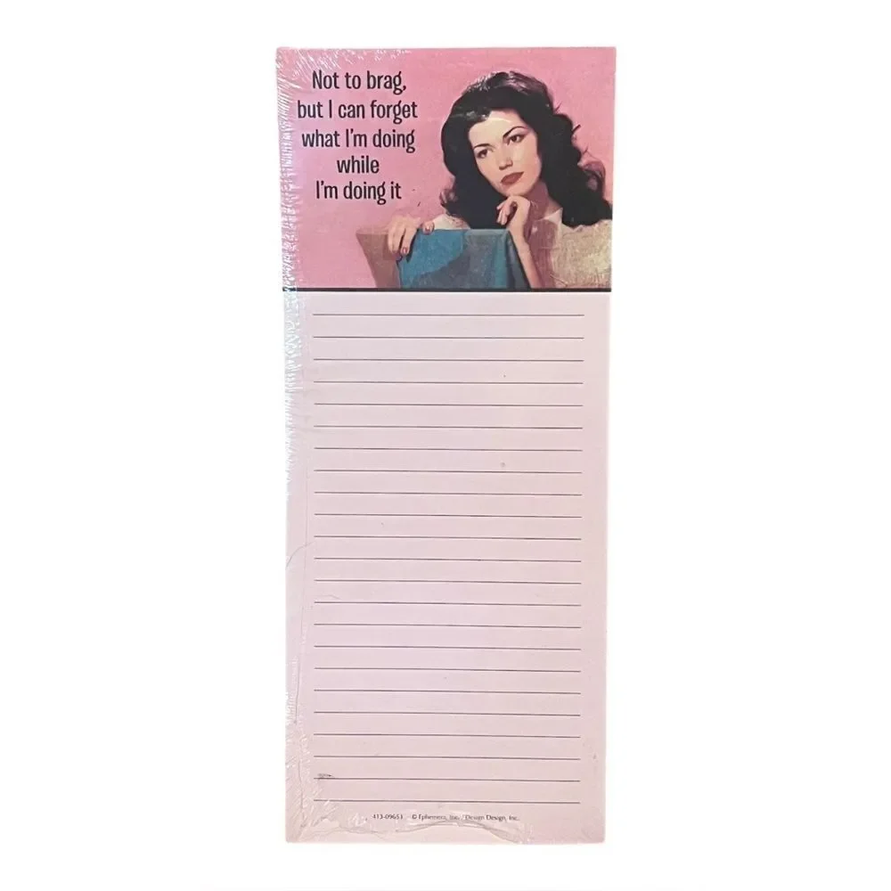 Design Design Not To Brag Magnetic List Pad Note 75 Pages New